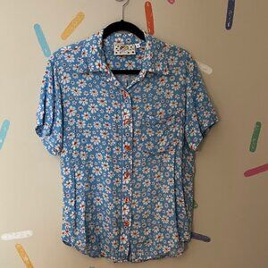 BIG BUD PRESS | lazy daisy short sleeve button up